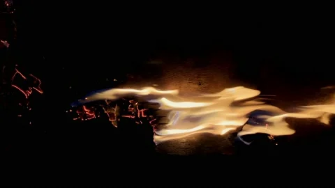 Fire elements isolated Stock Footage 113263833