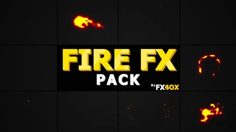 Fire Elements Pack Stock Footage 130917842