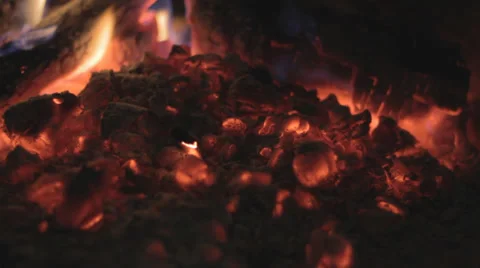 Fire ember Stock Footage 32375508