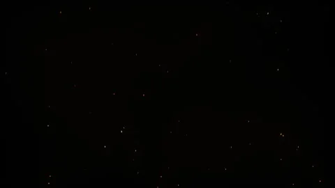 Fire Ember Loop Animation. Ember Particles. Fire Ash. Loop Animation Stock Footage 310806081
