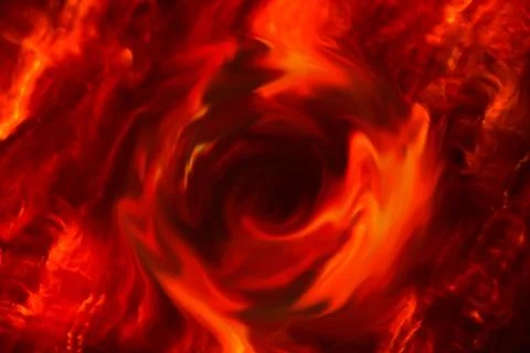 Fire embers of hell, abstraction Stock Illustration