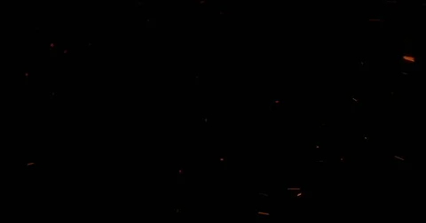 Fire Embers, low quantity Video stock 88003843