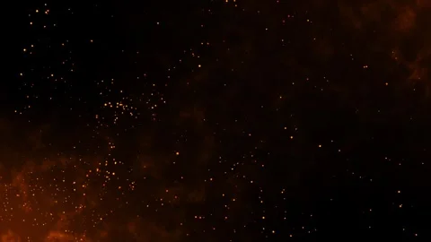 Fire embers Particles 4k, Flying embers, bonfire sparkles. Video stock 311409474