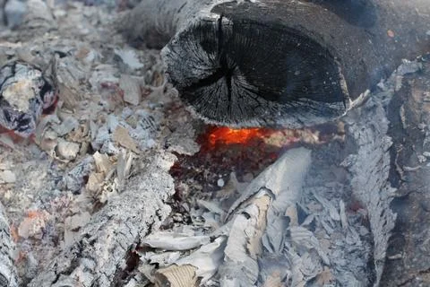 Fire Embers. Stock Photos