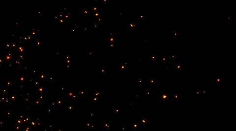 Fire Embers from the Side 動画素材 6731052