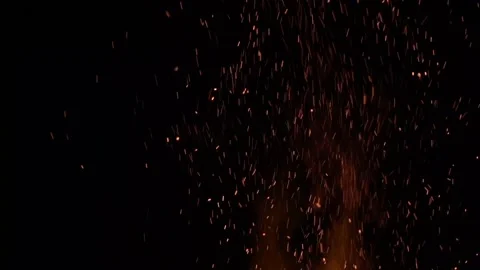Fire Embers Sparks Stock-Footage 231543841