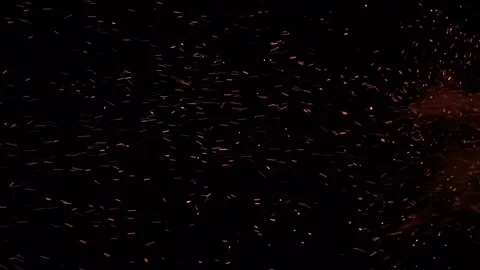 Fire Embers Sparks Stock Footage 231543871