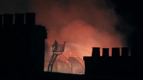 Fire emergency services Stock Footage 254570905