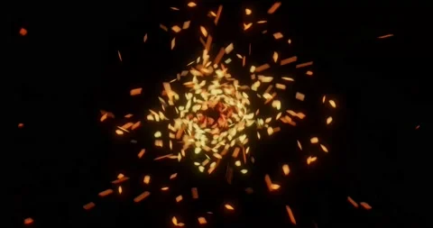 Fire energy balls Video stock 167250366