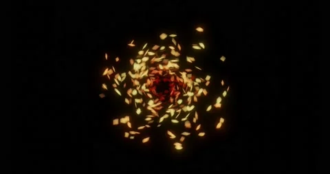 Fire energy balls Video stock 167250372