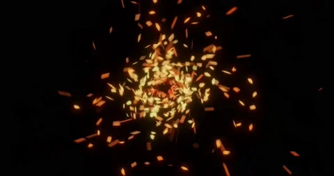 Fire energy balls Video stock 167250387