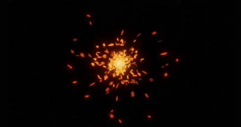 Fire energy balls Video stock 167250401