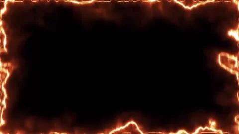 Fire Energy Border Glowing Light Motion 库存影片 346500905