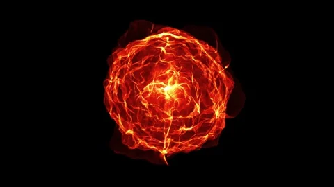 Fire Energy Core Stock Footage 318995811