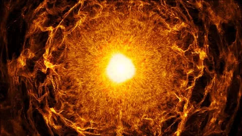 Fire Energy Wave Fx Background Animation Stock Footage 90393273