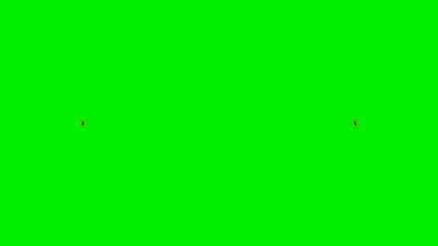 Fire energy wave vfx on green screen background Stock Footage 323301081