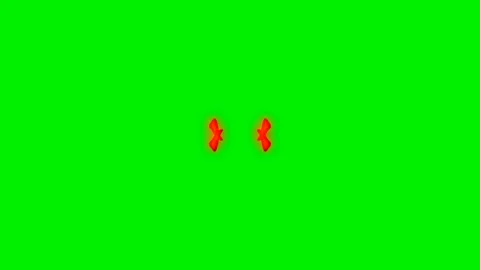 Fire energy wave vfx on green screen background Stock Footage 323301668