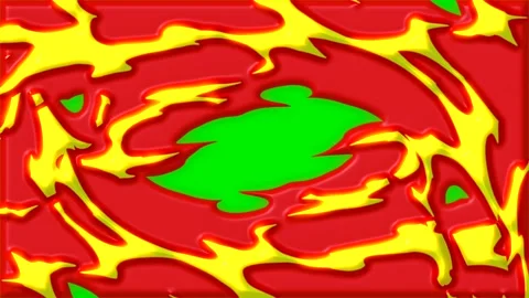 Fire energy wave vfx on green screen background Stock Footage 324499559