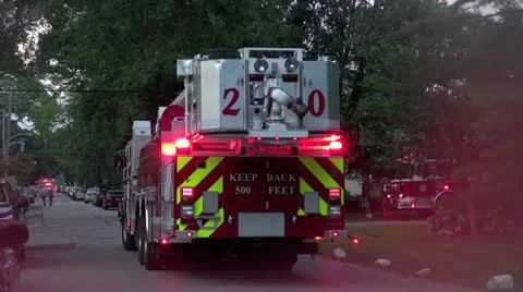 Fire engine 2 Stock Footage 11899782