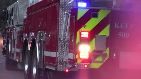 Fire engine Stock Footage 11899748