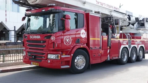 Fire engine Stock Footage 128715004