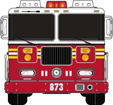 Fire Engine Stock Illustration
