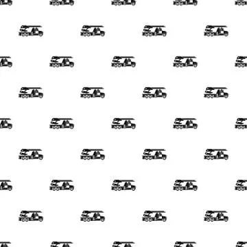 Fire engine pattern vector Illustrazione stock