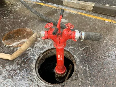 Fire engine пожарные машины fire hydrant Stock Photos