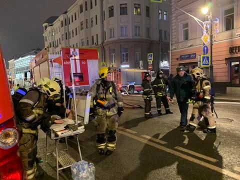 Fire engine пожарные машины Stock Photos