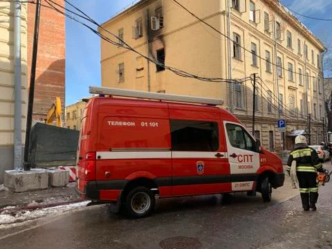 Fire engine пожарные машины Stock Photos