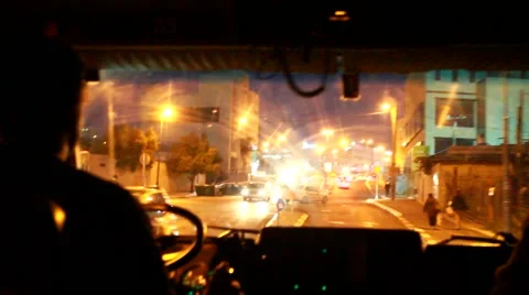 Fire engine ride Stock-Footage 40514882