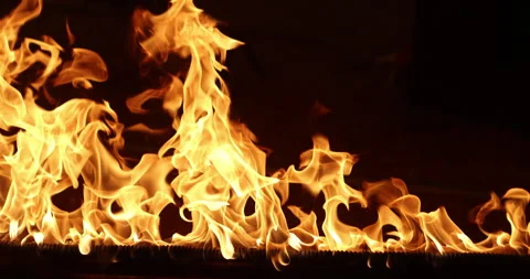 Fire erupts from a damaged gas pipe Stock Footage 324518329