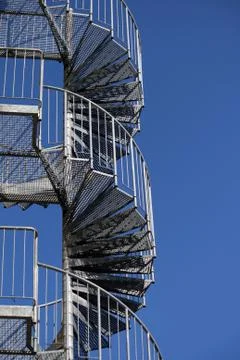 Fire escape  on a building Stock Photos