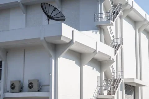 Fire escape of a building Stock Photos