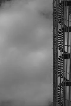 Fire escape of a building Stock Photos