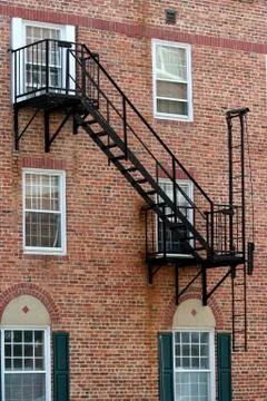 Fire escape Stock Photos