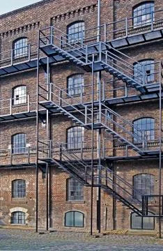 Fire escape Stock Photos