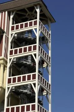 Fire escape Stock Photos