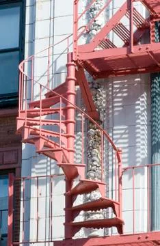 Fire escape Stock Photos