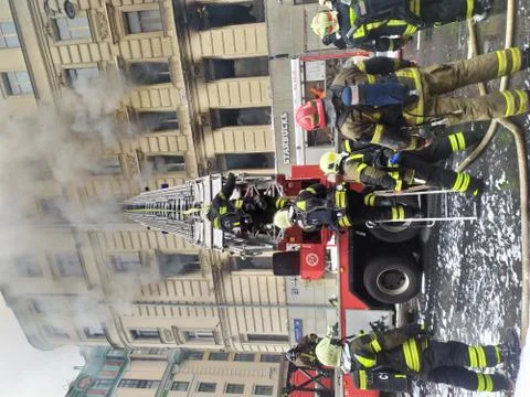 Fire escape Stock Photos