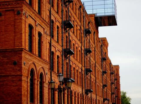 Fire escapes Stock Photos