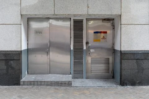 Fire Exit Door Foto stock