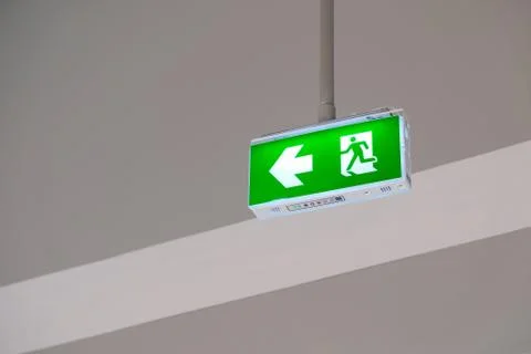 Fire exit light sign (fire 스톡 사진