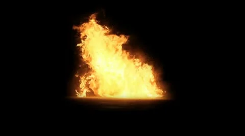 Fire Explosion with Alpha Channel Video stock 10571729