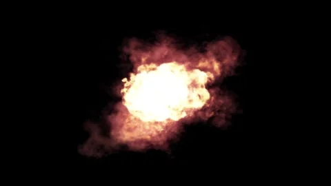 Fire explosion animation of Fire Flames Background. Stock Footage 337015470