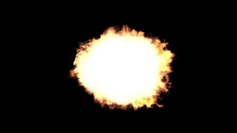 Fire explosion animation of Fire Flames Background. Video stock 337015474