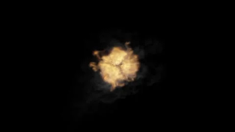 Fire explosion animation of Fire Flames Background. Vídeos de archivo 337015485