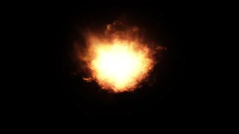 Fire explosion animation of Fire Flames Background. 스톡 동영상 337015490