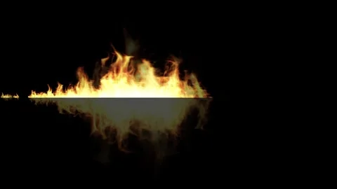 Fire explosion animation of Fire Flames Background. Stock Footage 337015515