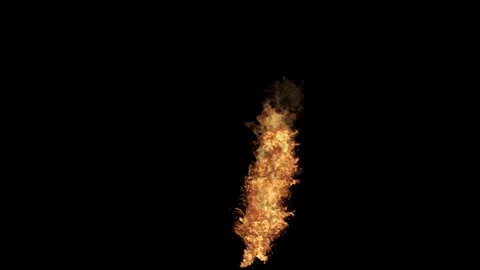 Fire explosion animation of Fire Flames Background. Vídeos de archivo 337015616